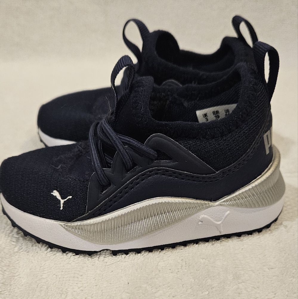 PUMA FUTURE INFANT ALLURE PEACOAT SILVER SNEAKERS